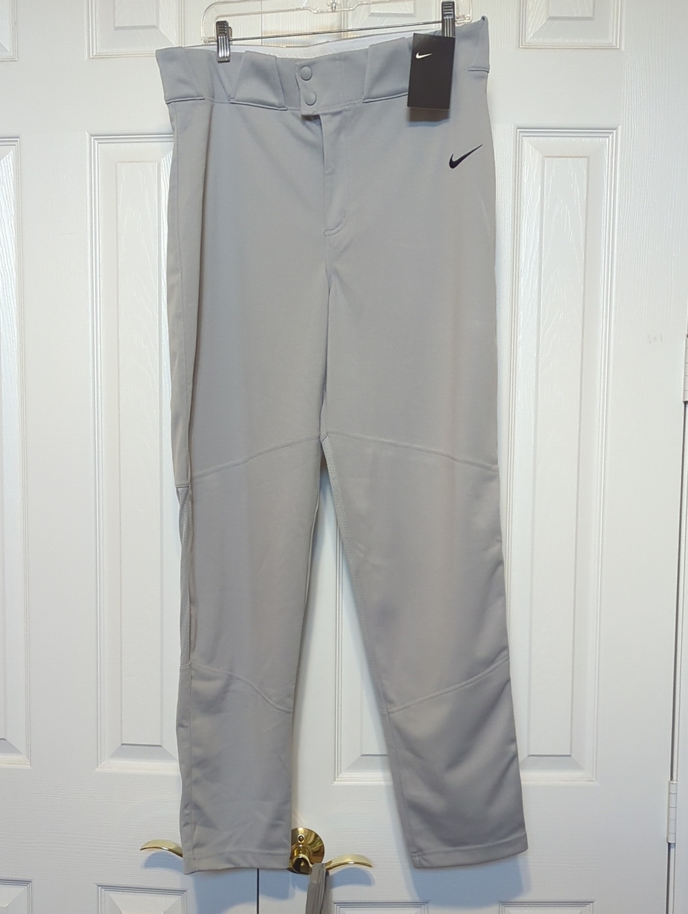 Nike Dri- Fit Baseball Pants Large Gray